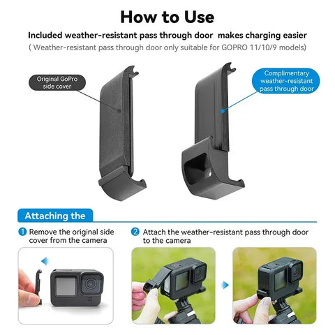 Telesin Selfie-stang med 10000mAh Powerbank, USB-C, QC / PD 18W, 216-900mm - Sæt
