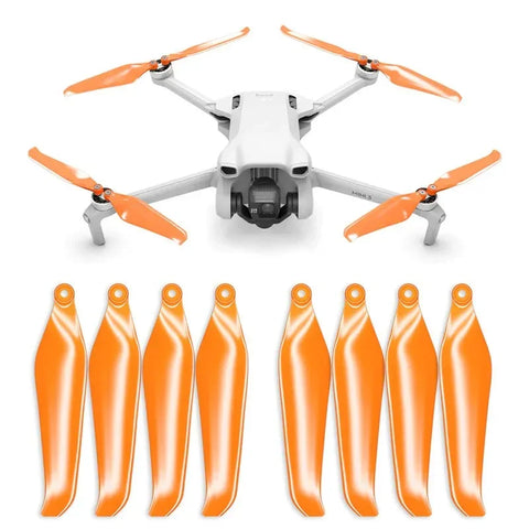 Master Airscrew - DJI Mini 3 Stealth Upgrade Propeller - Propeller til DJI Mini 3 - Orange - Sæt med 4 stk.