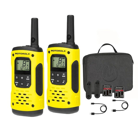 Motorola Walkie-Talkie T92 H2O – Dobbeltpakke (Ny model med USB-C)