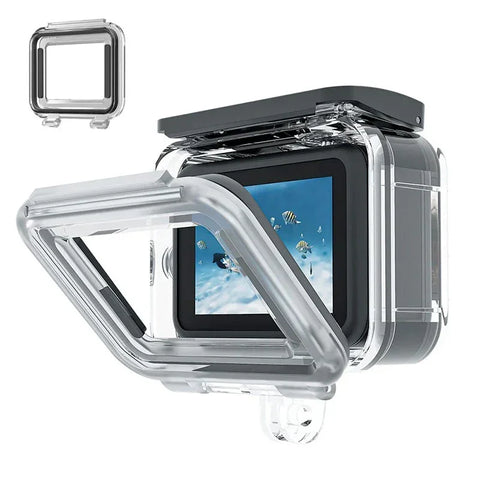 Telesin Vandtæt Etui med Dobbelte Bagdøre til GoPro Hero13/12/11/10/9 Sort