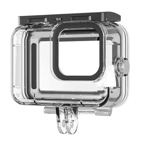 Telesin Vandtæt Etui med Dobbelte Bagdøre til GoPro Hero13/12/11/10/9 Sort
