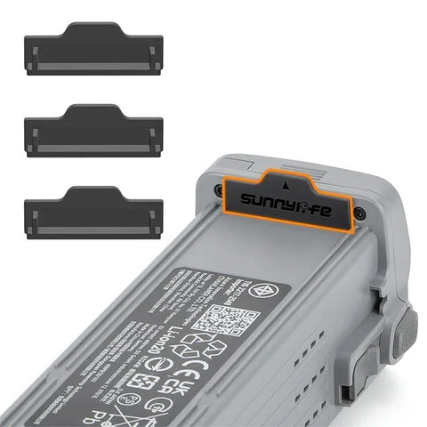 Beskyttelse / Stik til batteristik til DJI Air 3 / Air 3S - Silikone - 3-pak