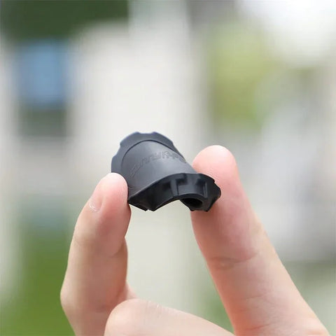 Linsedæksel til DJI Osmo Action 5 Pro/4/3 i silikone - sort - 2-pak