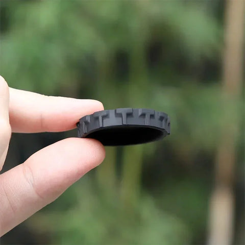 Linsedæksel til DJI Osmo Action 5 Pro/4/3 i silikone - sort - 2-pak