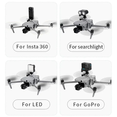 Holder til kamera/tilbehør til DJI Air 3 / Air 3S - Multifunktion