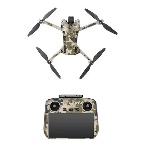 Klistermærke / Skin til DJI Mini 4 Pro + RC 2 - Ørkencamouflage