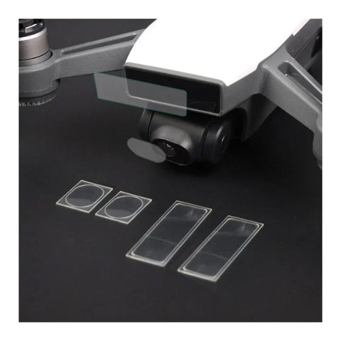 Beskyttelsesfilm til kamera / 3D-sensor til DJI Spark - 2-pak - Sæt
