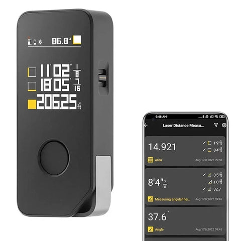 HOTO Smart Laser Measure Pro H-D50 - Smart laserafstandsmåler 50m, Bluetooth