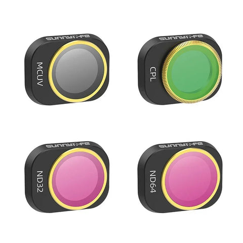 Filter 4-pak - MCUV + CPL + ND32 + ND64 til DJI Mini 4 Pro - Kit