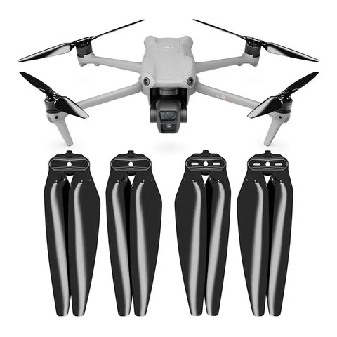 Master Airscrew - DJI Air 3 / Air 3S Stealth Upgrade Propeller - Propeller til DJI Air 3 / Air 3S - Sort - Sæt med 4 stk.
