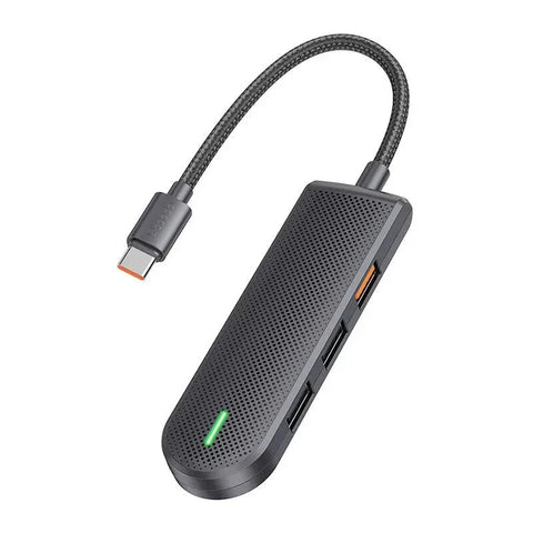 Mcdodo USB-C Hub HU-1430, 1xUSB 3.0 / 2xUSB 2.0 + Hukommelseskortlæser microSD - 5Gbps