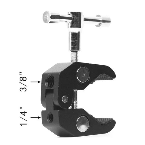 Magic Arm Dobbelt 360° Kugleled + Klemme - 11" - Aluminium - Sæt