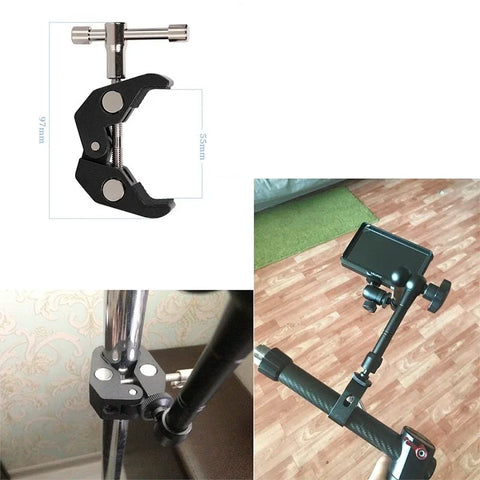 Magic Arm Dobbelt 360° Kugleled + Klemme - 11" - Aluminium - Sæt