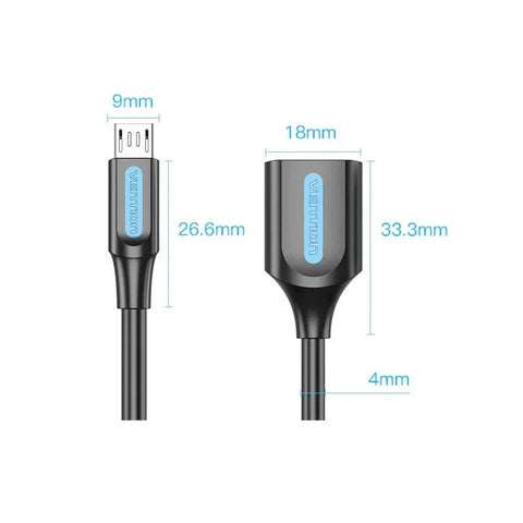 Vention Adapter / Datakabel USB OTG til iPhone/Android til DJI Mavic 2 Pro/Zoom / Mavic Pro / Mavic Air / Mini / Spark Fjernbetjening
