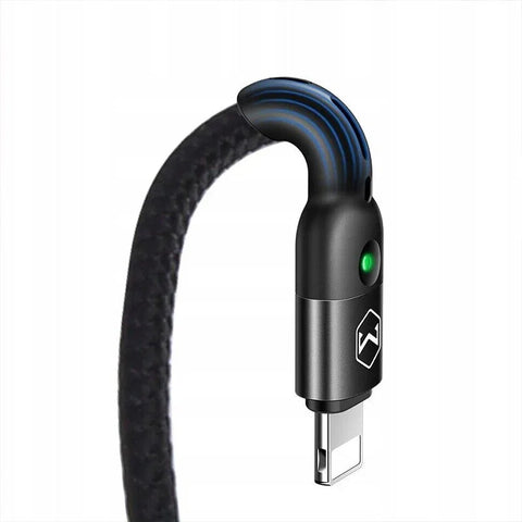 Mcdodo Fjederkabel USB-A - Lightning CA-6410, USB-A - Lightning-kabel, Spiral, 2A, 1,8m - Sort