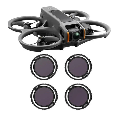 JSR Filter 4-pak - ND8/PL + ND16/PL + ND32/PL + ND64/PL til DJI Avata 2 - Kit