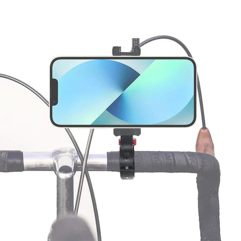 Kamerabeslag til 1/4" gevind til cykelstyr / rør 22-32mm - Aluminium