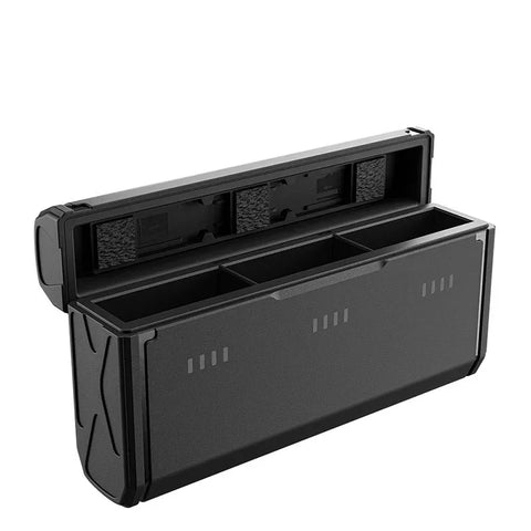 Telesin Batterioplader Lommeboks med opbevaring til 3 batterier + 2 microSD - Til GoPro Hero12/11/10/9 Sort