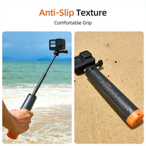 Telesin Flydende Selfiestang Stativ 220 - 610mm med montering til GoPro