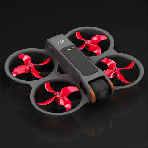 Master Airscrew DJI Avata 2 Upgrade Propeller - 4-bladet propel til DJI Avata 2 - Rød - Sæt med 4 stk.