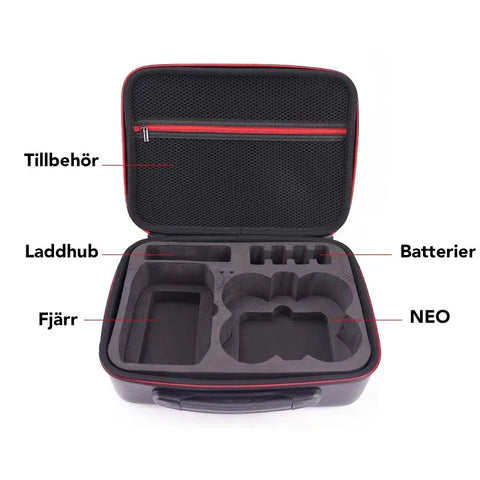 Väska till DJI Neo och tillbehör - Svart - Action King