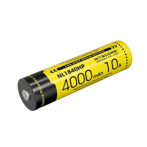 Nitecore NL1840HP Li-ion 18650 Batteri - 4000mAh, 3.6V, Maks. 10A