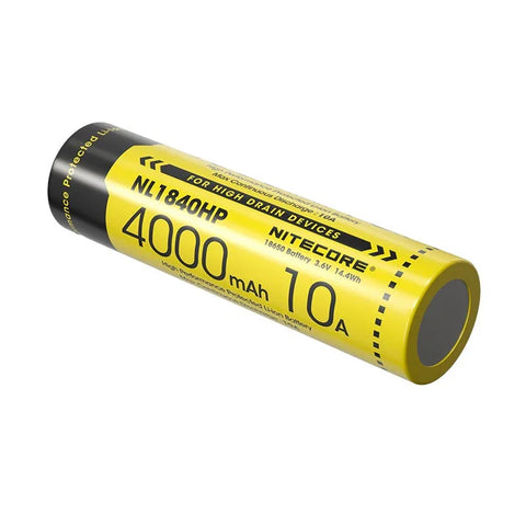 Nitecore NL1840HP Li-ion 18650 Batteri - 4000mAh, 3.6V, Maks. 10A