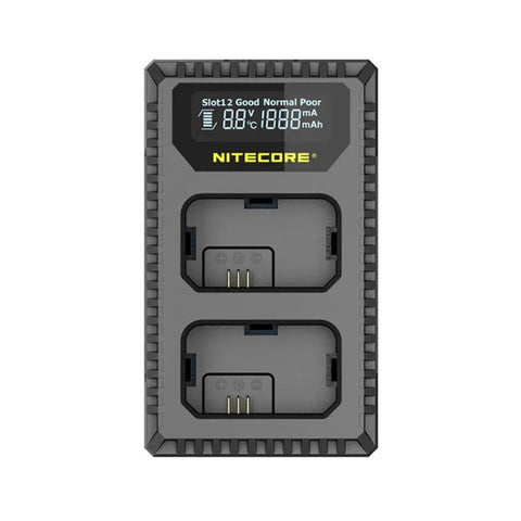 Nitecore Batterioplader USN1 til Sony NP-FW50 batterier - Dobbelt