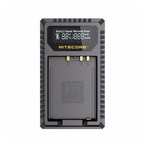 Nitecore Batterioplader FX1 til Fujifilm NP-W126 batterier - Dobbelt