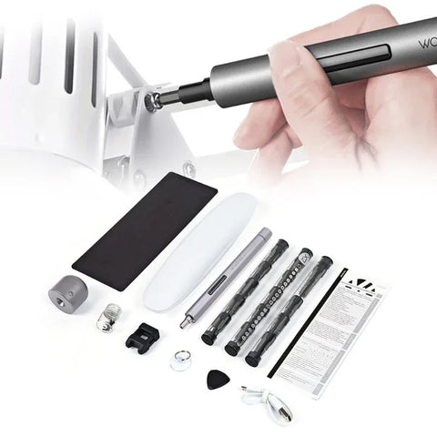 Wowstick 1F+ Elektrisk Skruetrækker - 69 i 1 - Sæt - Space Gray
