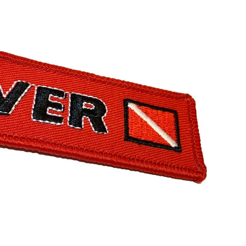 Nyckelband - DIVER - Röd/Svart - Action King