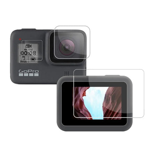 Linsebeskytter og skærmbeskytter til GoPro Hero8 Black - Kit