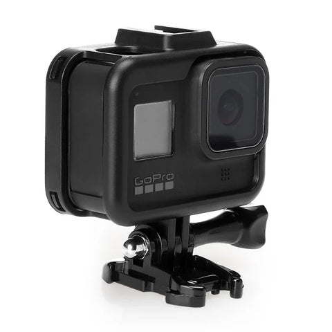 Beskyttelsesramme med tilbehørsholder, kold sko til GoPro Hero8 Black