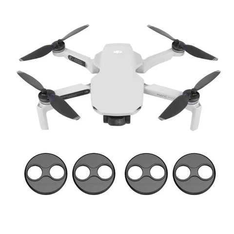 Motorbeskyttelse / dæksel til DJI Mini 4 Pro / 3 Pro / Mini 3 / Mavic Mini / Mini SE - Aluminium - Sort