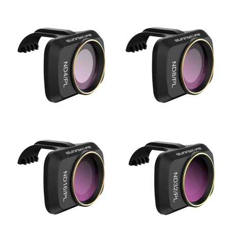 Filter 4-pak - ND4/PL + ND8/PL + ND16/PL + ND32/PL til DJI Mavic Mini / Mini 2 / Mini 2 SE / Mini 4K - Kit
