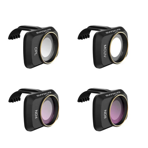 Filter 4-pak - MCUV + CPL + ND4 + ND8 til DJI Mavic Mini / Mini 2 / Mini 2 SE / Mini 4K - Kit