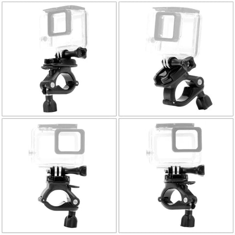 GoPro-holder til cykel/motorcykel og rør - Drejelig 360 grader - Rør 25-30mm
