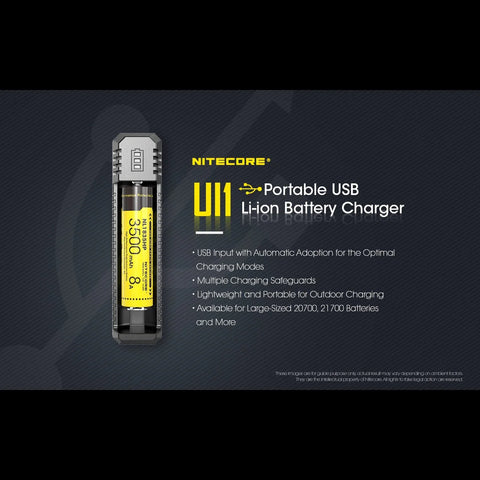 Nitecore UI1 Universaloplader / Batterioplader