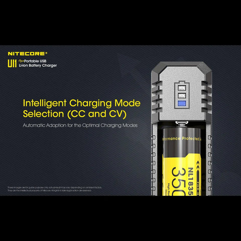 Nitecore UI1 Universaloplader / Batterioplader