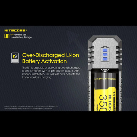 Nitecore UI1 Universaloplader / Batterioplader