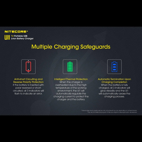 Nitecore UI1 Universaloplader / Batterioplader