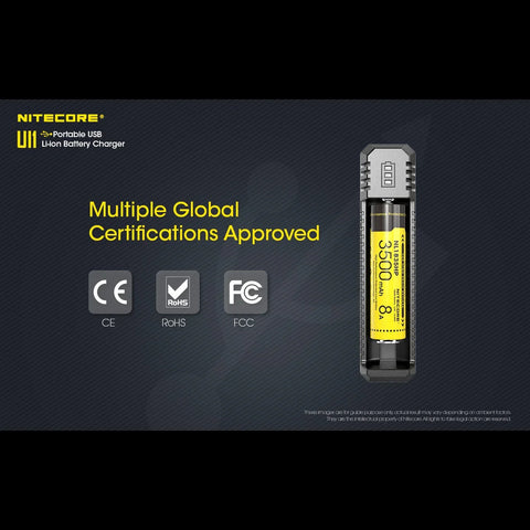 Nitecore UI1 Universaloplader / Batterioplader
