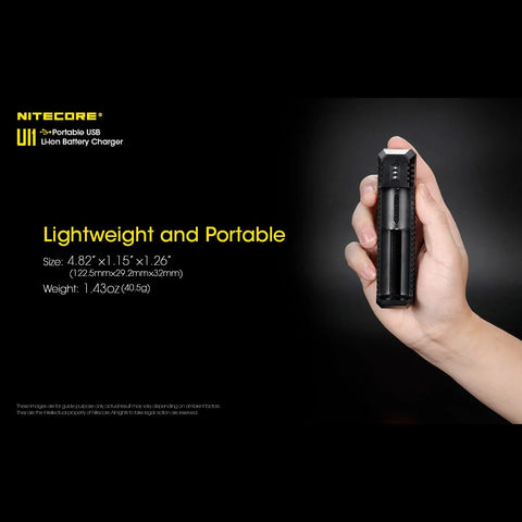 Nitecore UI1 Universaloplader / Batterioplader