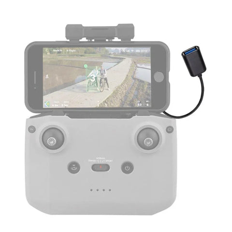 Adapter/datakabel USB-A til USB-C OTG til mobil/tablet til DJI RC-N1/RC-N2/RC-N3 fjernbetjening