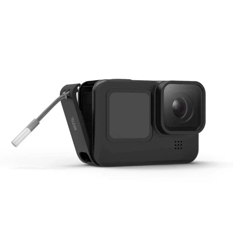 Telesin Batteridæksel med USB Pass-Through til GoPro Hero 13/12/11/10/9 Sort