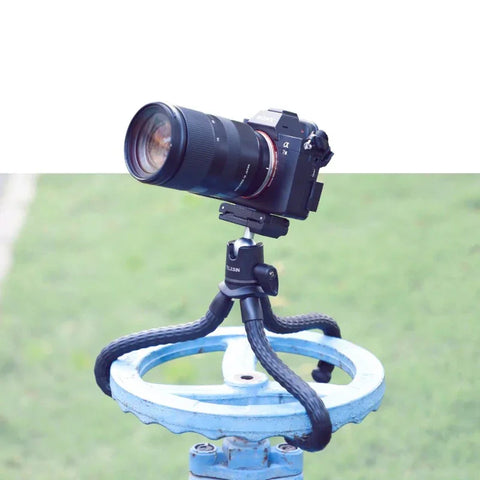 Telesin stativ fleksibelt 360 graders kuglehoved 1/4" skrue / Mobilholder / Tilbehørssko - Octopus