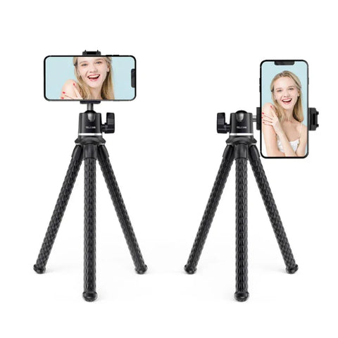 Telesin stativ fleksibelt 360 graders kuglehoved 1/4" skrue / Mobilholder / Tilbehørssko - Octopus