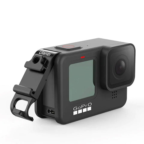 Ulanzi G9-6 Batteridæksel med cold-shoe, 1/4" gevind og USB-gennemføring til GoPro Hero12/11/10/9 Sort