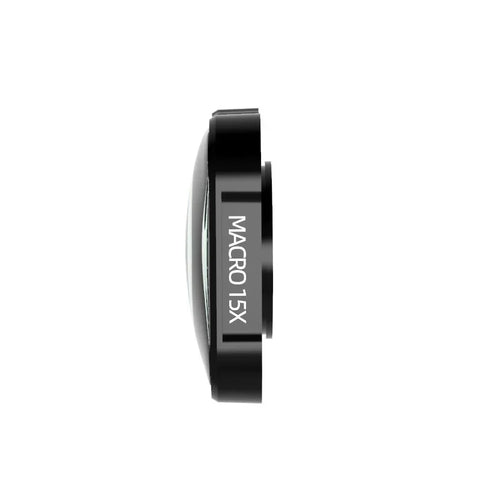 JSR Makroobjektiv 15x forstørrelse til GoPro Hero 12/11/Mini/10/9 Sort