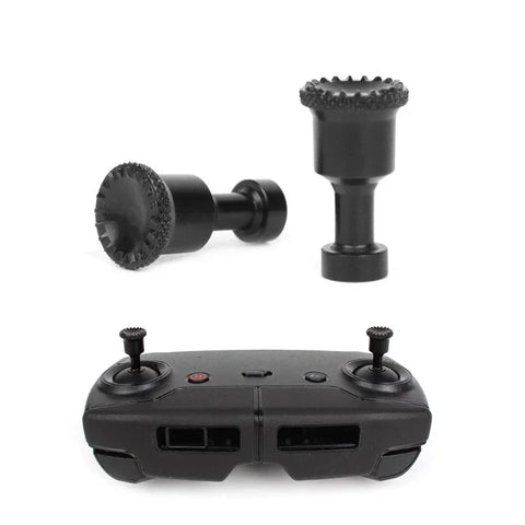 Håndtag / Spak til DJI Mavic Air / Mini / SE / Mavic 2 Pro/Zoom fjernbetjening - 2-pak aluminium - Sort
